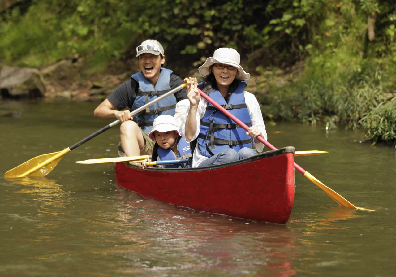 Family Canoeing
