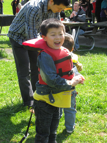 We provide life jackets for all sizes!