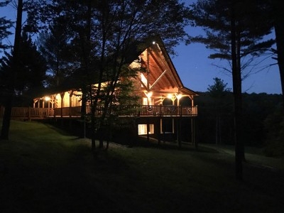 Hidden Lake Lodge at Dusk - Opened in 2015!