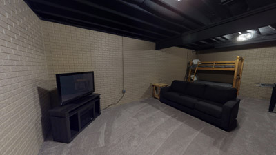 Bonus Room - The Bonus Room has it all! Sleep in the the bunk beds or queen size sofa bed, watch your favorite shows, hook up your gaming devices, play a game of Foosball or use the table to put together a puzzle or play board games. 