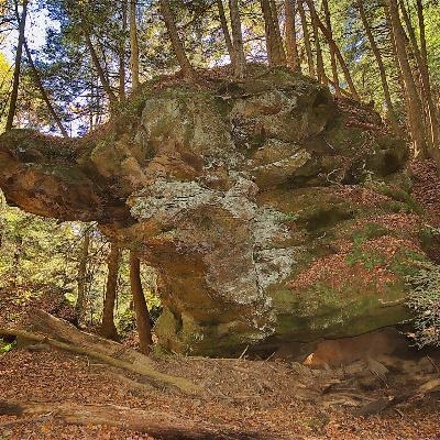 Boulder Canyon - One of many rock formations at Boulder Canyon on our property.