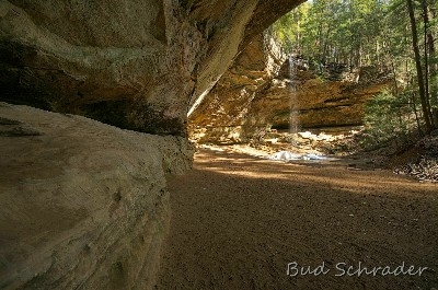 The Wall Of Ash Cave - This is some of my newest Ash Cave work, I like to get shots I've never done, the wide angle helps in that respect.